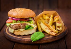 Burger with Meat